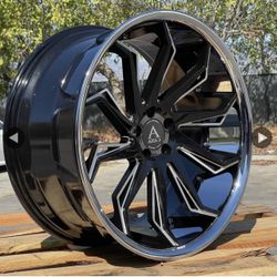 22" Azad Staggered Porsche wheels