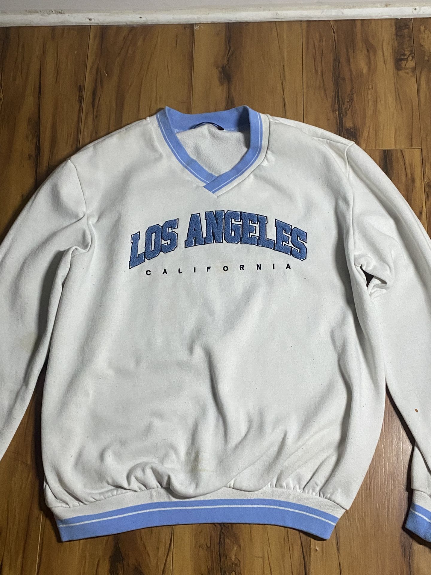 Blue and White LA sweatshirt