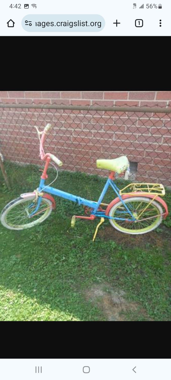 Vintage Brevetto Ursus Foldable Bike