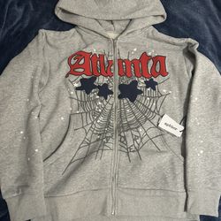 Grey Atlanta Sp5der Zip Up