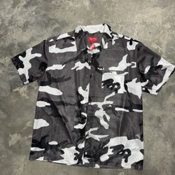 Supreme Camo Button Up