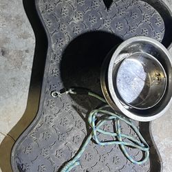 Dog Mat And bowls, Leash