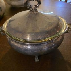 Silver Casserole Dish