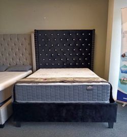 NEW QUEEN SIZE 6ft TALL BED WITH MATTRESS AND FREE DELIVERY ORDER HERE PAY ON ARRIVAL