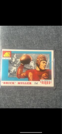 Brick Muller All American Football Trading Card