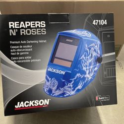 Jackson Safety Premium Graphic Welding Hood with ADF - Ultra Lightweight Auto Darkening Welding Helmet - ANSI Z87.1 (Multiple Styles)