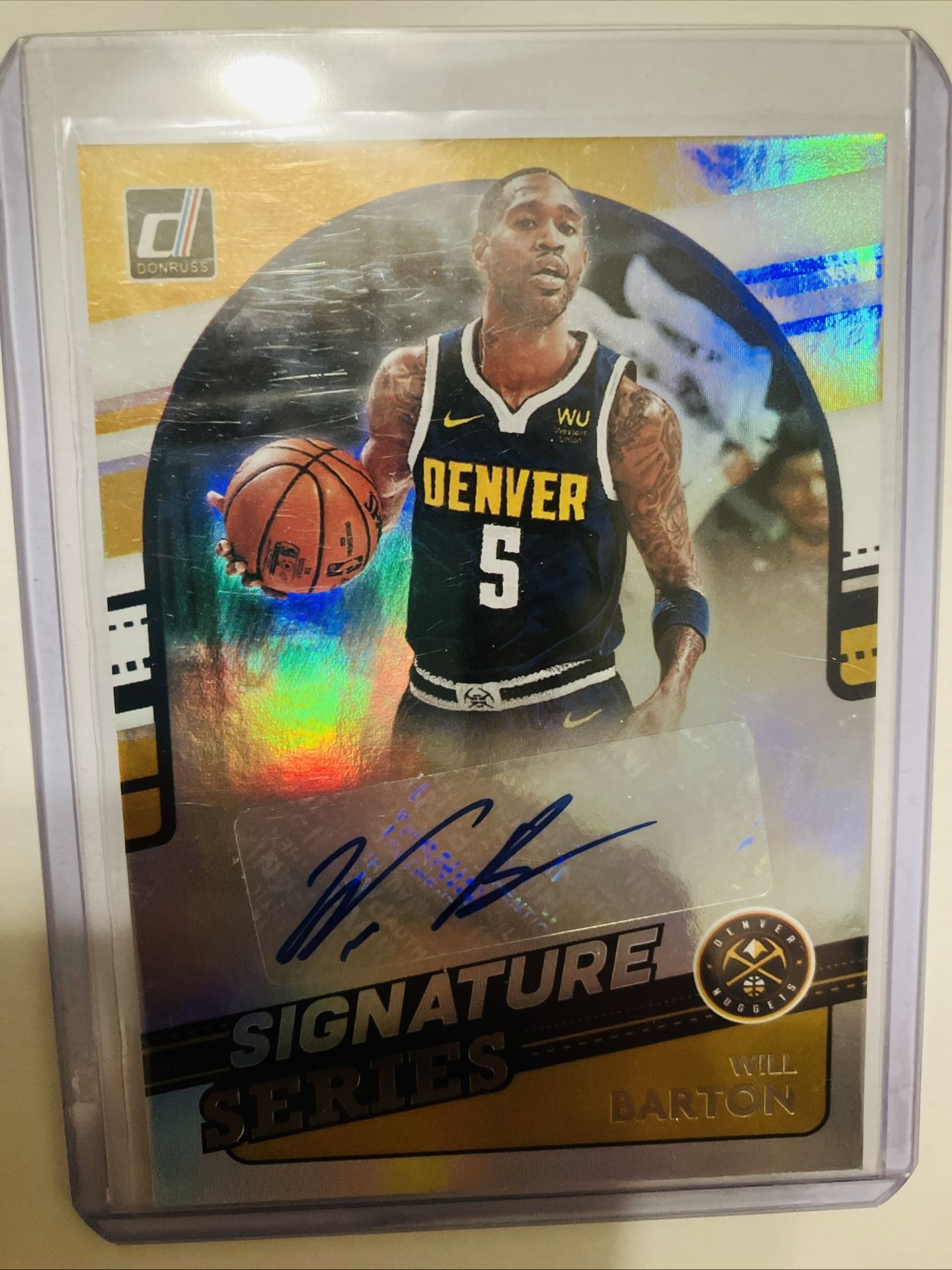 Will Barton Signature Series Silver Auto