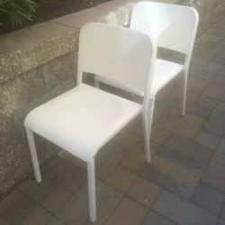 Two White Chairs 