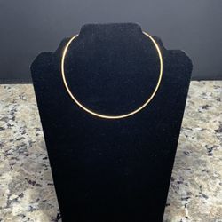 18k Gold Choker 