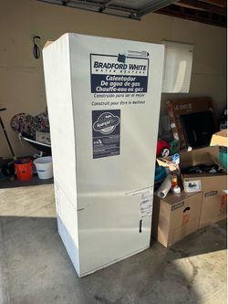 New Bradford white 50 gallon water heater