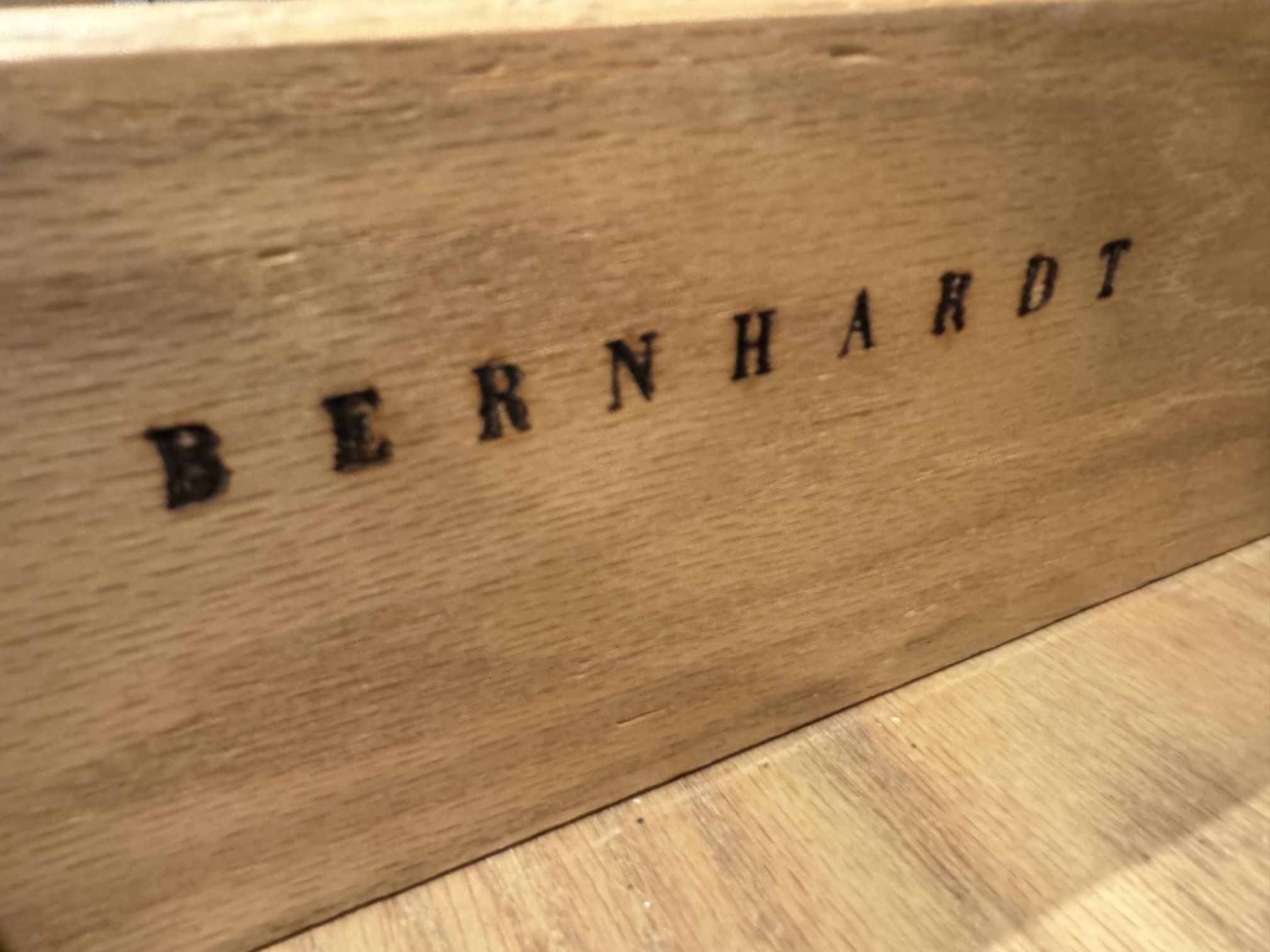 Bernhardt Bedroom Set - Dresser and Nightstands with Black Granite Tops