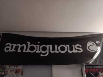 Ambiguous Clothing 6 Ft. Banner Black 
