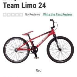  FreeAgent TEAM limo 24" bmx bike.

Team edition with carbon fiber forks and high end components. SPECS IN PHOTOS.

$750