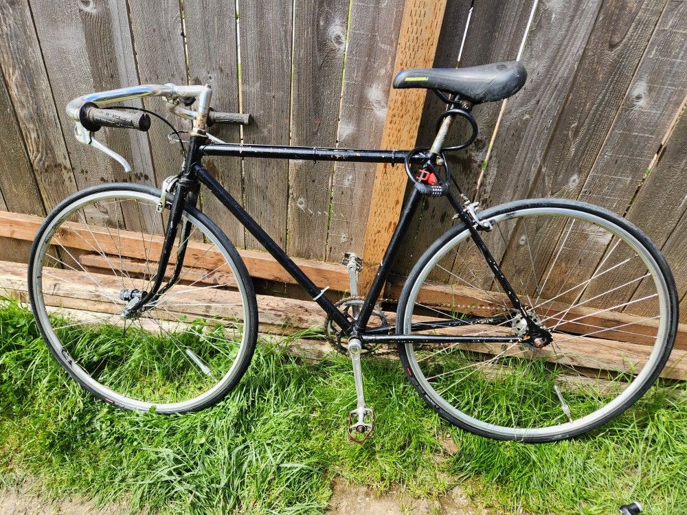 Vintage Fixed Gear Road Bike