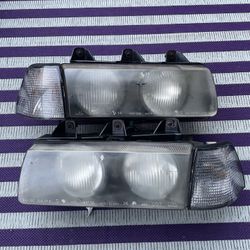 BMW 3 Series E36 Headlights + Turn Signal Lights