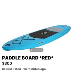Lifetime Paddle Board *RED*