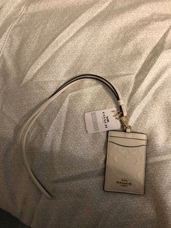 Coach lanyard
