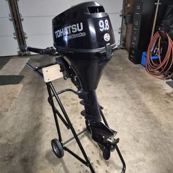 2014 9.8 HP Tohatsu Outboard Motor 