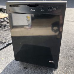 Amana Black Dishwasher 