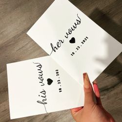 His / Hers Vows 