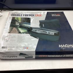 BOAT MOTOR HOME RV TRAILER MAGMA CO10-292 DOUBLE FIREBOX CASE CARRY GRILL NEW 