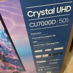 50 Inch Samsung Crystal UHD TV