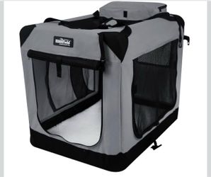 EliteField 3-Door Soft Dog Crate 1 time use