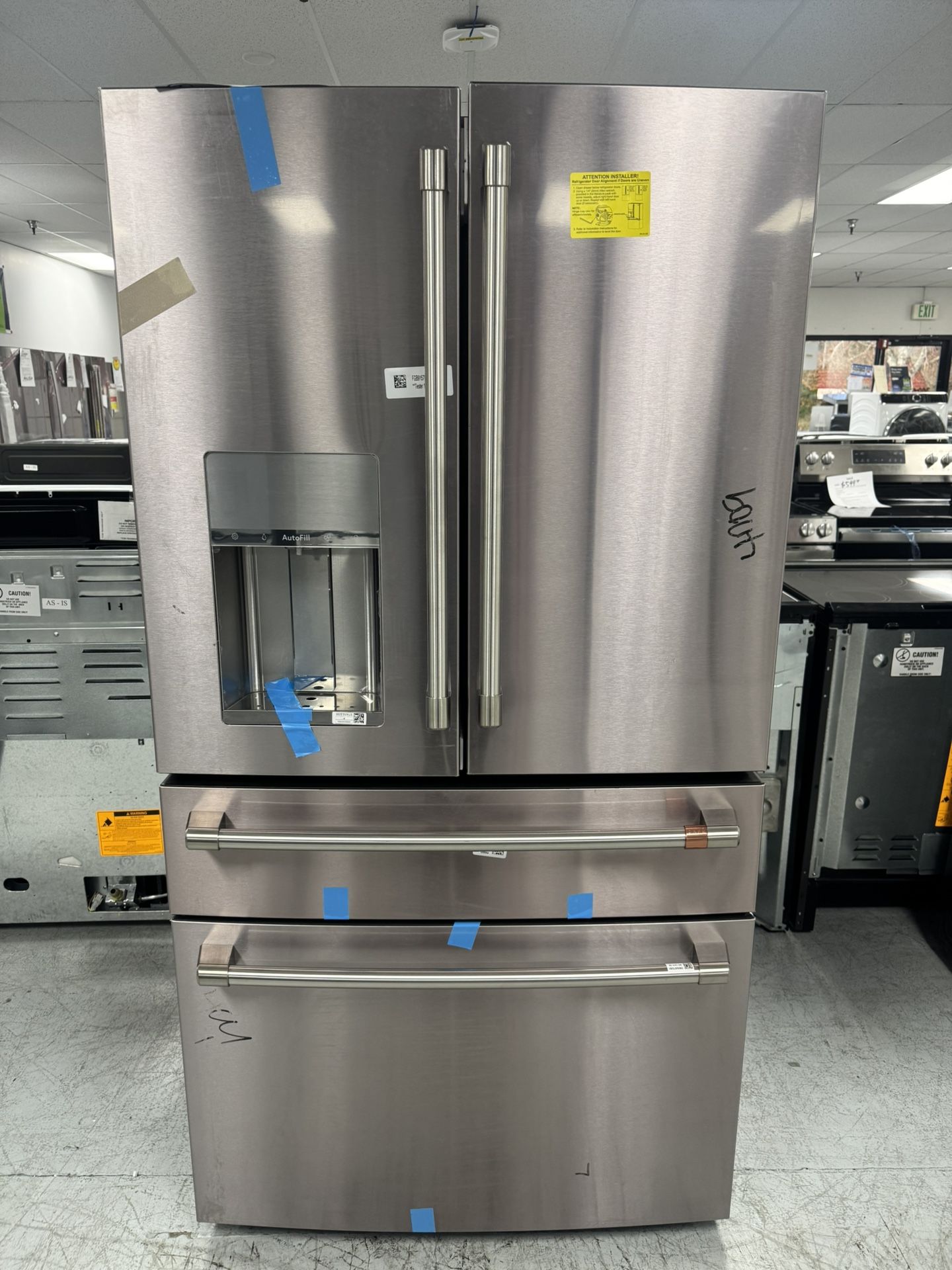 Café 4-door Refrigerator With Convert Drawer And Autofill Water Dispenser