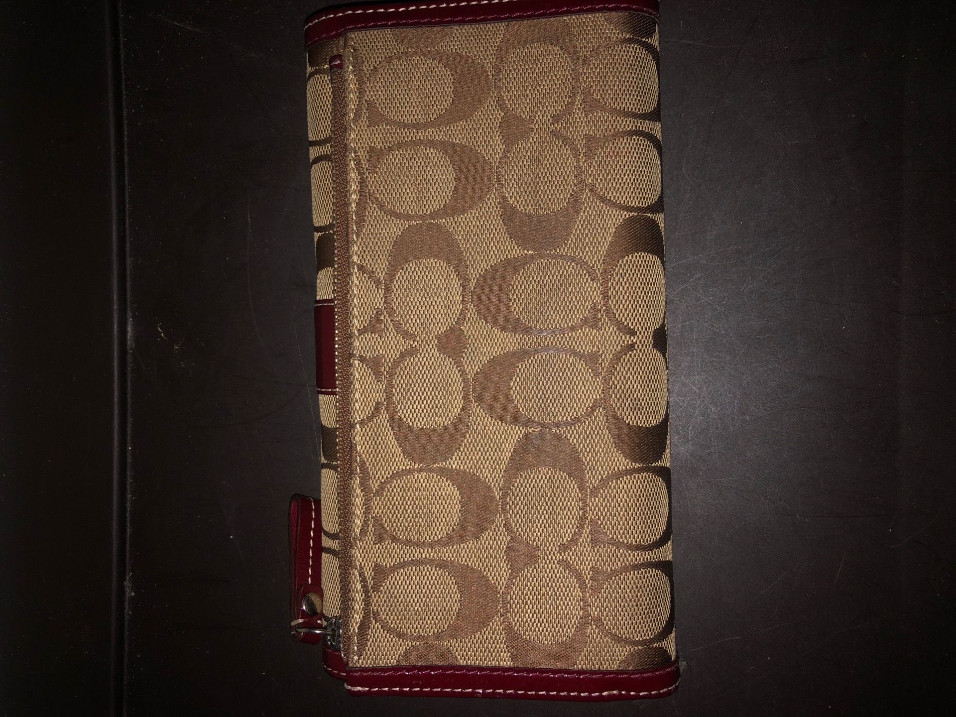 Vintage coach checkbook wallet