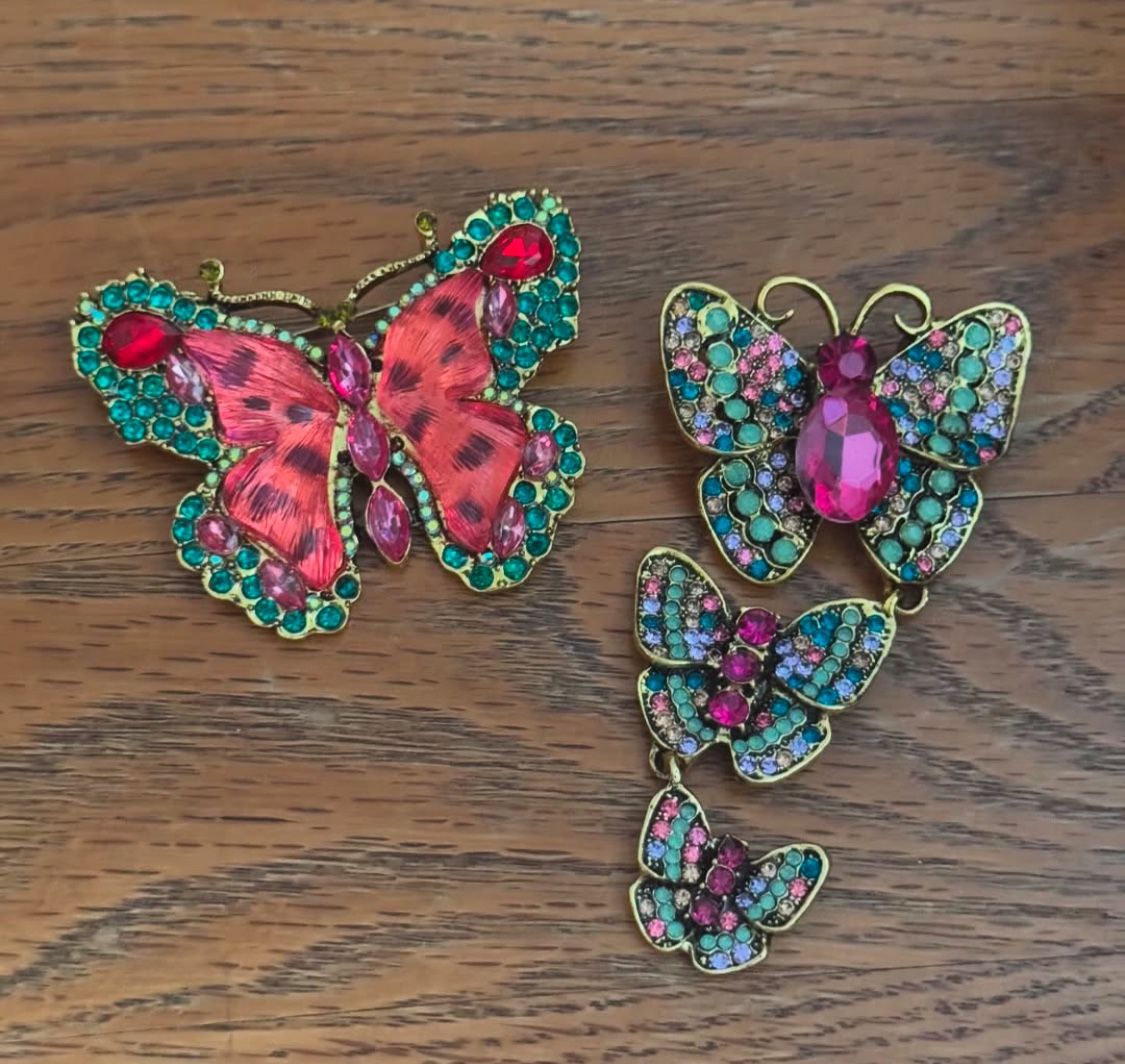 Butterfly jewelry Pins