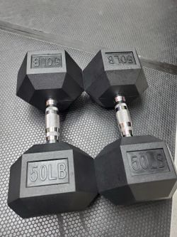 50lb dumbbells (pair)