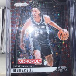 Devin Vasell Free Parking Prizm NBA Card 