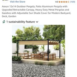  New In Box, 12x14 Pergola 