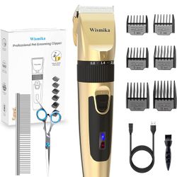 New in box Dog Clippers, Low Noise Pet Clippers Rechargeable Dog Grooming Kit, Electric Dog Clippers Trimmer for Dogs