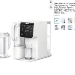 Dreo 7-Stage Countertop Reverse Osmosis Water Filtration System (Model: WF511 Upgraded). New In Box