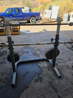 Olympic Squat Rack and Bench Press Stand