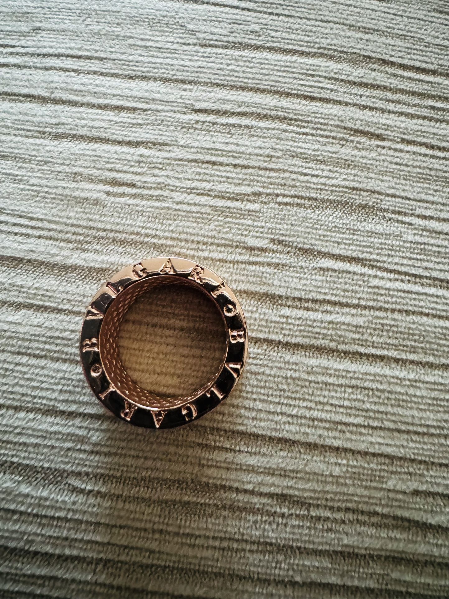 Fancy Designer Ring With Crystal , No Box