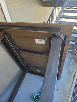 Dining room table with 4 chairs