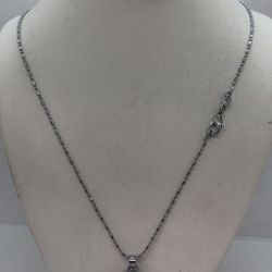 18” Silver Filled Necklace With Pendant
