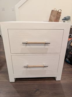 Set of Solid Wood 2-Drawer Nightstands - (Kiln Dried Hardwood; Not Flat-Pack)