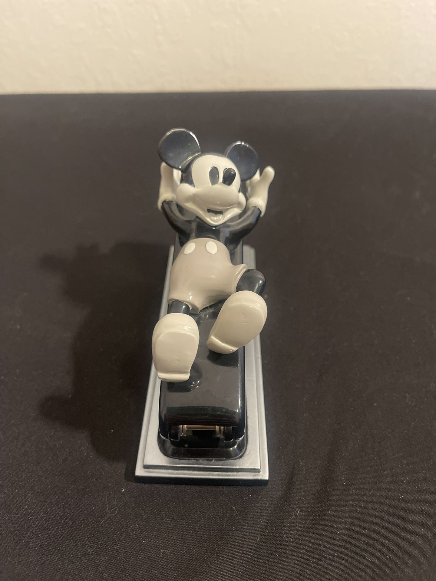 Vintage Disney Black And White Mickey Mouse Stapler 