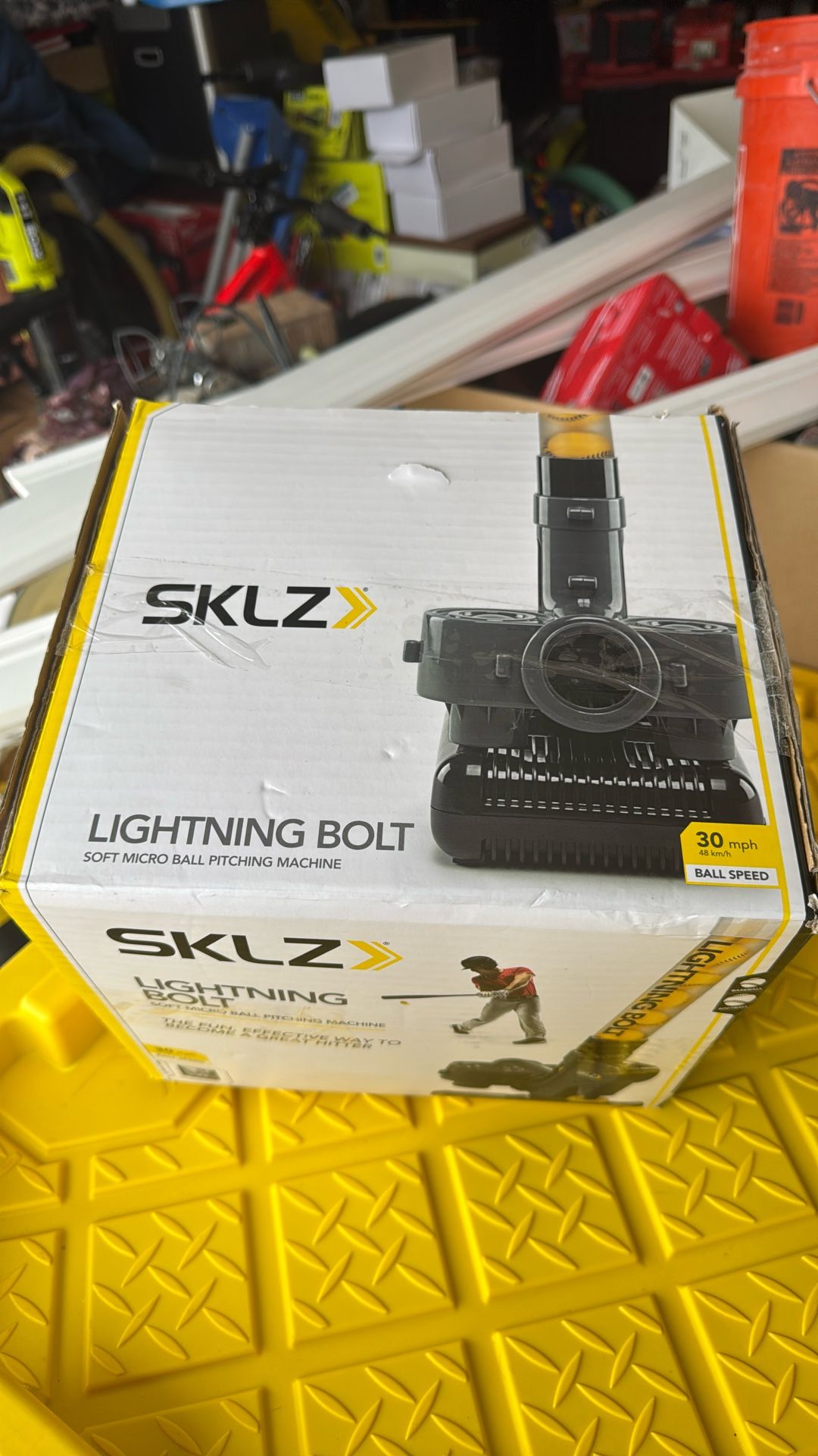 Lightning Bolt Pitching Machine