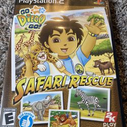 PS2 Go, Diego, Go Safari Rescue (Sony PlayStation 2-CIB—