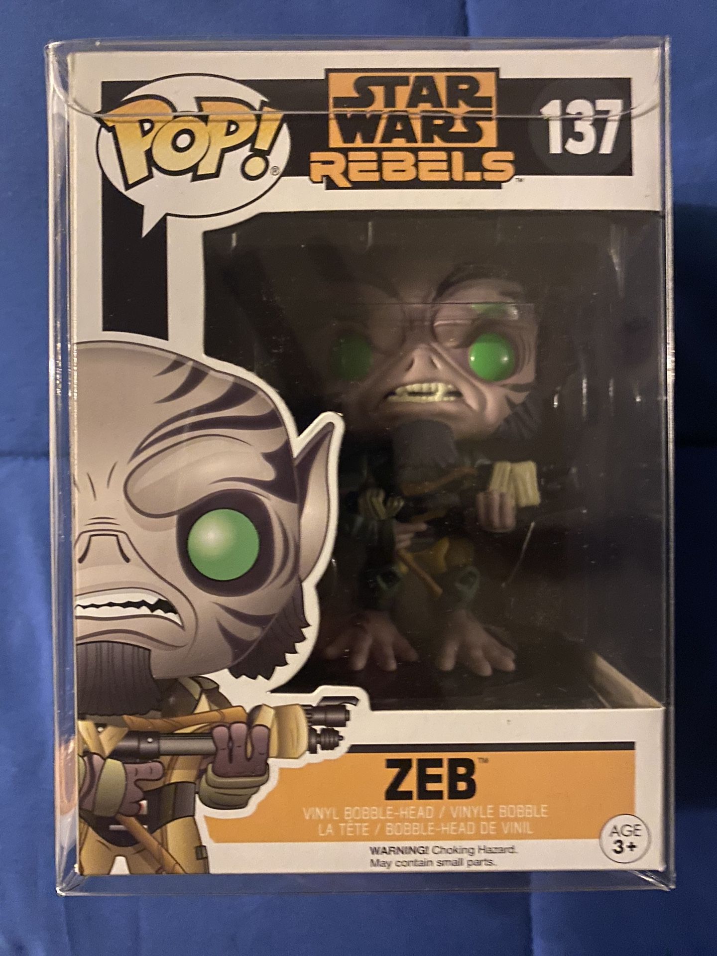 Funko Pop Star Wars Rebels Zeb 137 HALF PPG PRICE