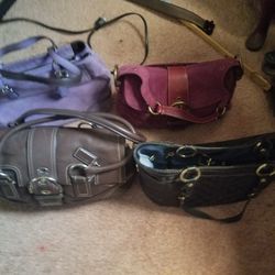 60 Dollars Each All COACH Purses The Pink one Is Sold 