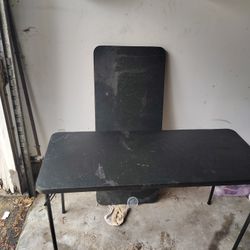 2 Folding Tables, 1 Wooden Wall Organizer, 1 Wooden Shop Tbl.