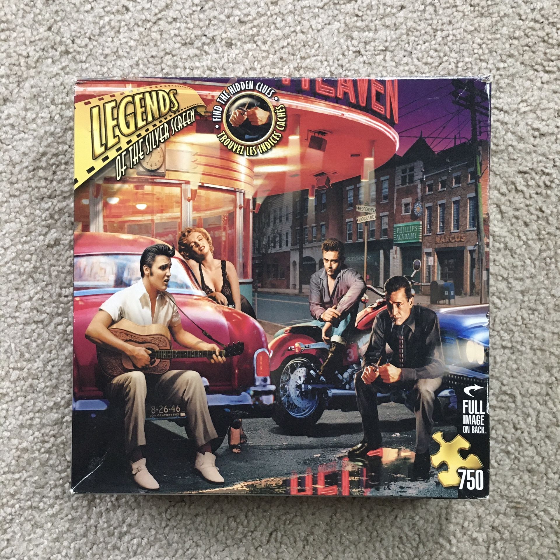 MasterPieces 750 Pc Legends of Silver Screen LEGENDARY CROSSROADS Jigsaw Puzzle 24 x 18”