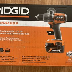 Ridgid Brushless Hammer Drill