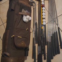Complete Vintage Golf Set - Tommy Armour 845s Irons + Nike + Bag & Balls