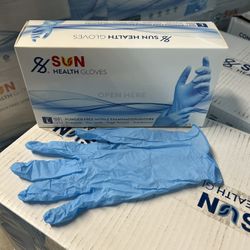 Blue Nitrile Exam Gloves Medical Grade